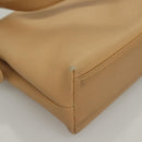 CHANEL Matelasse Shoulder Bag Caviar Skin Beige Gold CC Auth BA4516-16