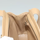 CHANEL Matelasse Shoulder Bag Caviar Skin Beige Gold CC Auth BA4516-22