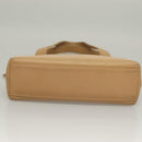 CHANEL Matelasse Shoulder Bag Caviar Skin Beige Gold CC Auth BA4516-5