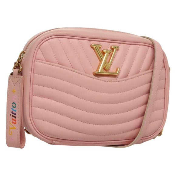 LOUIS VUITTON New Wave Camera Bag Pink M53683 LV Auth BA4517