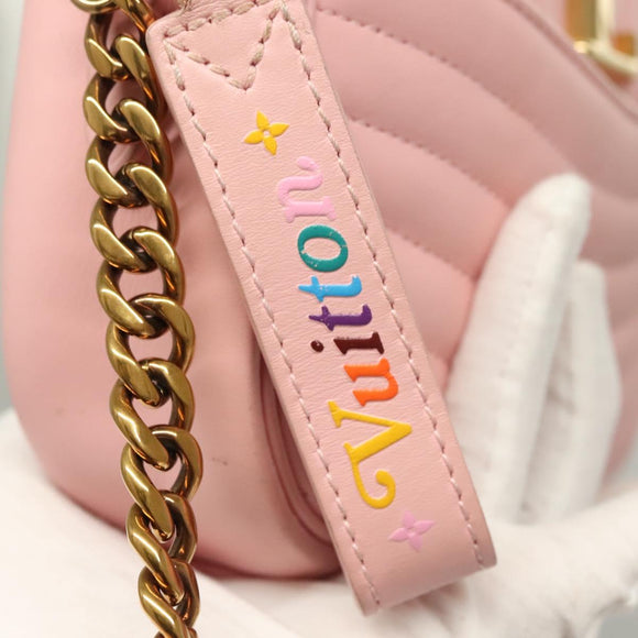 LOUIS VUITTON New Wave Camera Bag Pink M53683 LV Auth BA4517