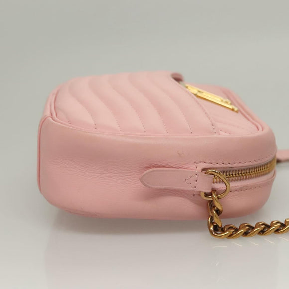 LOUIS VUITTON New Wave Camera Bag Pink M53683 LV Auth BA4517
