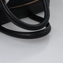 CHANEL Matelasse Hand Bag Caviar Skin Black Gold CC Auth BA451SAM-8