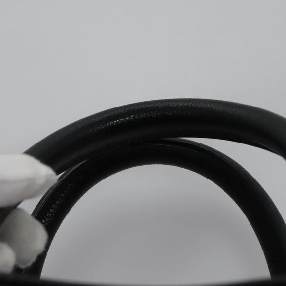 CHANEL Matelasse Hand Bag Caviar Skin Black Gold CC Auth BA451A