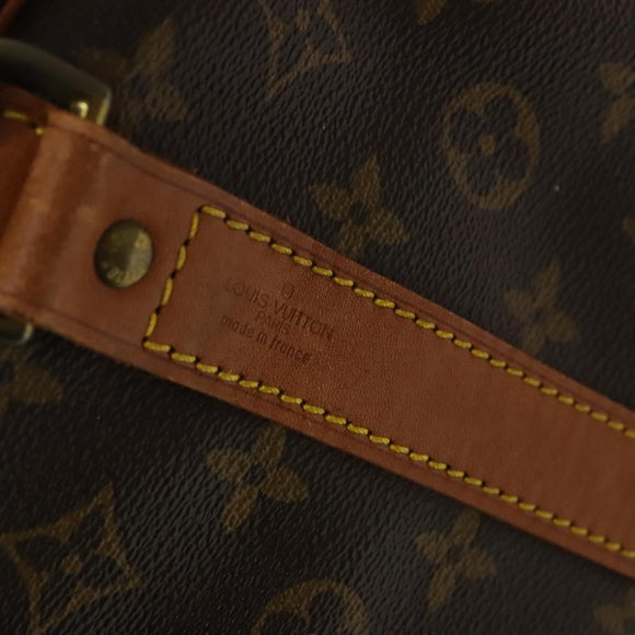 LOUIS VUITTON Monogram Keepall Bandouliere 60 Boston Bag M41412 LV Auth BA4521
