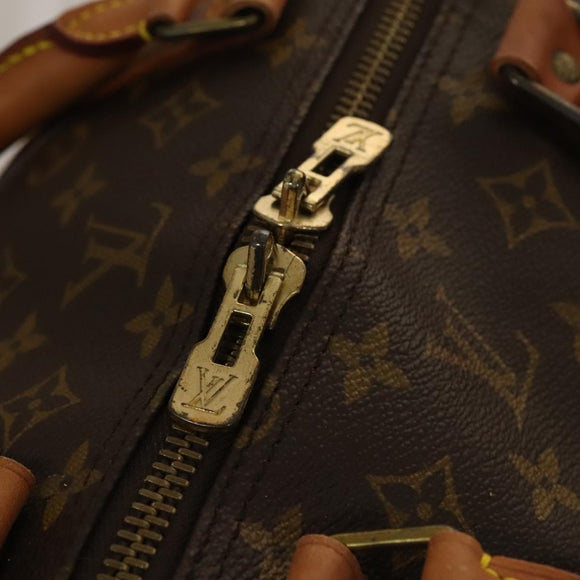 LOUIS VUITTON Monogram Keepall Bandouliere 60 Boston Bag M41412 LV Auth BA4521