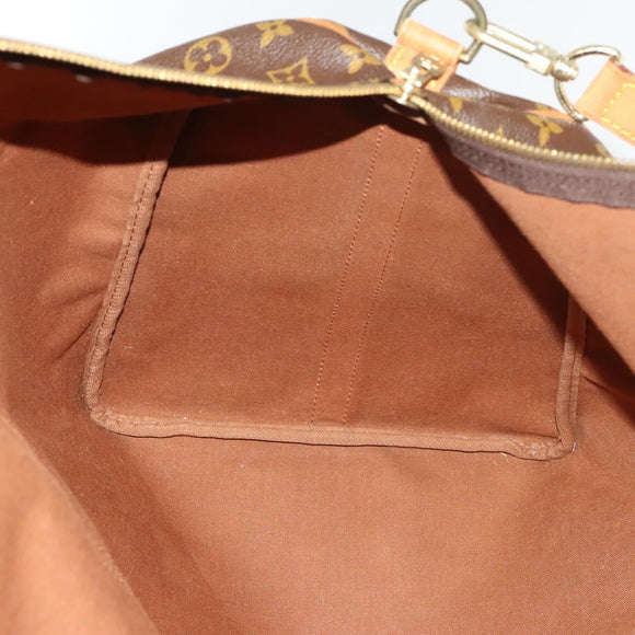 LOUIS VUITTON Monogram Keepall Bandouliere 60 Boston Bag M41412 LV Auth BA4521