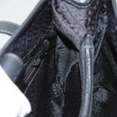 BALLY Shoulder Bag Nylon Black Silver Auth BA4528-18