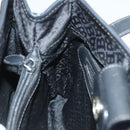 BALLY Shoulder Bag Nylon Black Silver Auth BA4528-19