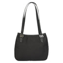 BALLY Shoulder Bag Nylon Black Silver Auth BA4528-13