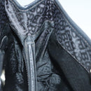 BALLY Shoulder Bag Nylon Black Silver Auth BA4528-22