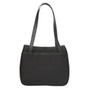BALLY Shoulder Bag Nylon Black Silver Auth BA4528-2