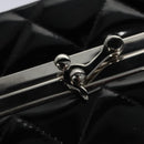 CHANEL Matelasse Hand Bag Patent leather Black CC Auth BA452AV-10