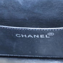 CHANEL Matelasse Hand Bag Patent leather Black CC Auth BA452AV-20