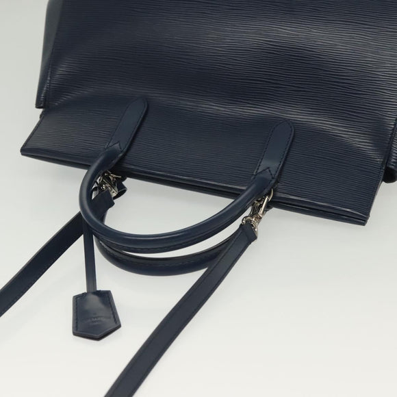 LOUIS VUITTON Epi Marley MM Hand Bag 2way Safir M94616 LV Auth BA4532