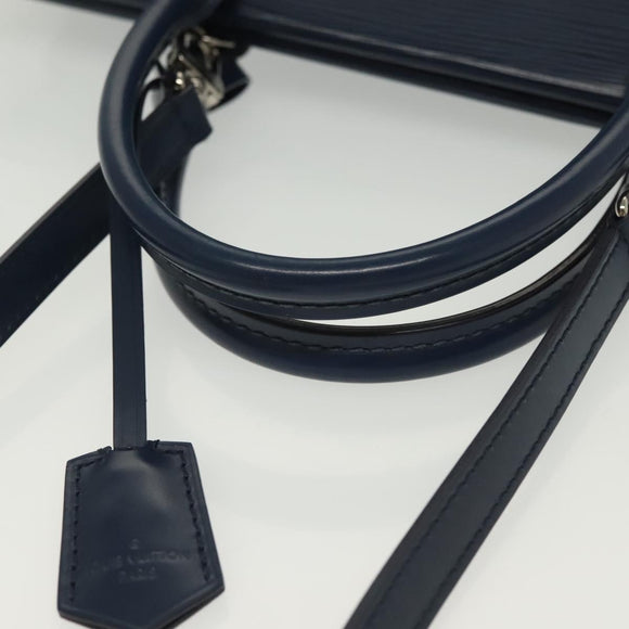 LOUIS VUITTON Epi Marley MM Hand Bag 2way Safir M94616 LV Auth BA4532