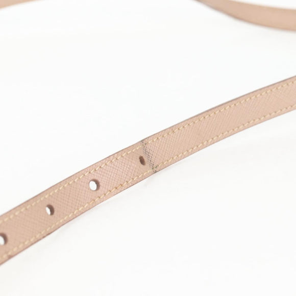 PRADA Galleria Hand Bag Safiano leather Pink Gold Auth BA4533