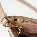 PRADA Galleria Hand Bag Safiano leather Pink Gold Auth BA4533-30