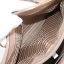 PRADA Galleria Hand Bag Safiano leather Pink Gold Auth BA4533-31
