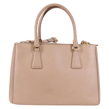 PRADA Galleria Hand Bag Safiano leather Pink Gold Auth BA4533 - 0