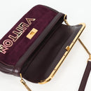 LOUIS VUITTON Pochette Avant Garde Bag Leather Brunne M97092 LV Auth BA4534V-9