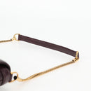 LOUIS VUITTON Pochette Avant Garde Bag Leather Brunne M97092 LV Auth BA4534V-14