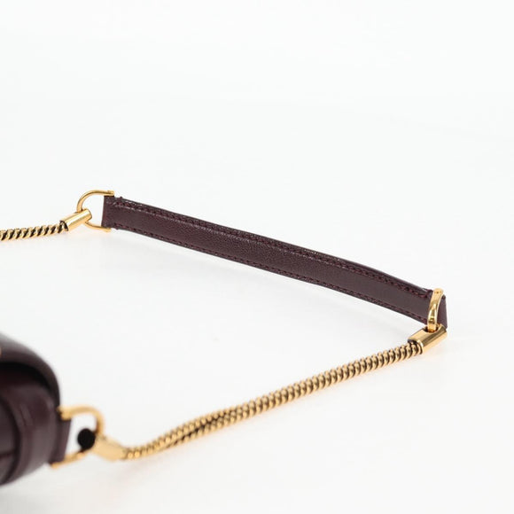 LOUIS VUITTON Pochette Avant Garde Bag Leather Brunne M97092 LV Auth BA4534V