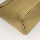 LOUIS VUITTON Love Note Shoulder Bag Leather Gold M53069 LV Auth BA4535-16