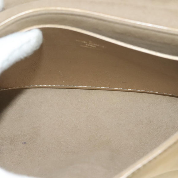 LOUIS VUITTON Love Note Shoulder Bag Leather Gold M53069 LV Auth BA4535