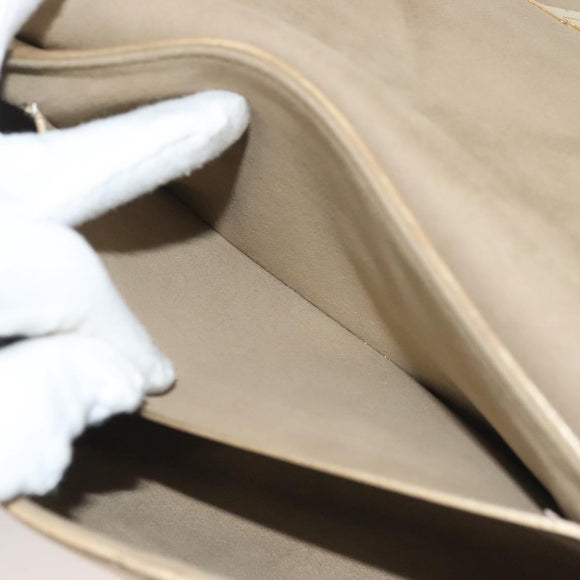 LOUIS VUITTON Love Note Shoulder Bag Leather Gold M53069 LV Auth BA4535