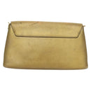 LOUIS VUITTON Love Note Shoulder Bag Leather Gold M53069 LV Auth BA4535-2