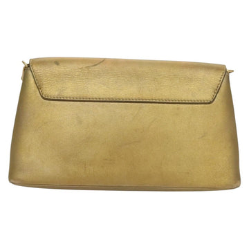 LOUIS VUITTON Love Note Shoulder Bag Leather Gold M53069 LV Auth BA4535 - 0