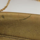 LOUIS VUITTON Love Note Shoulder Bag Leather Gold M53069 LV Auth BA4535-3