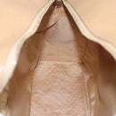 CHANEL Matelasse Hand Bag Caviar Skin Beige Gold CC Auth BA453A-22