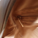 CHANEL Matelasse Hand Bag Caviar Skin Beige Gold CC Auth BA453A-23