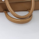 CHANEL Matelasse Hand Bag Caviar Skin Beige Gold CC Auth BA453A-7