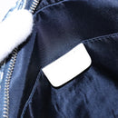 Christian Dior Trotter Canvas Shoulder Bag PVC Navy Silver Auth BA4540-18