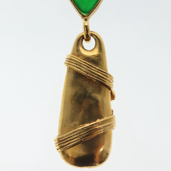 CHANEL COCO Mark Gripoa Earring metal Gold CC Auth BA4542V