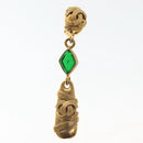 CHANEL COCO Mark Gripoa Earring metal Gold CC Auth BA4542V-2