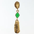 CHANEL COCO Mark Gripoa Earring metal Gold CC Auth BA4542V-6