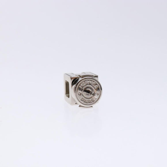 HERMES Cage Do Ash H Cube Pierce metal Pink Auth BA4544
