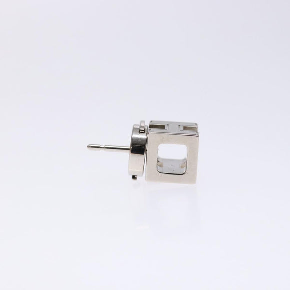 HERMES Cage Do Ash H Cube Pierce metal Pink Auth BA4544