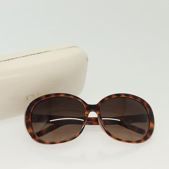 Chloe Sunglasses plastic Brown Auth BA4546