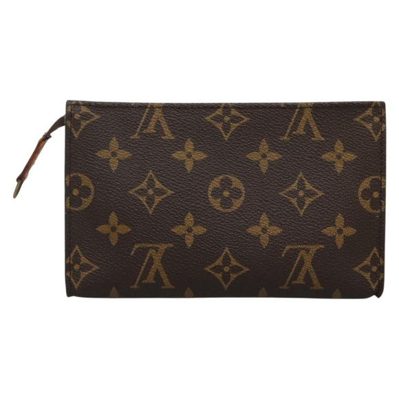LOUIS VUITTON Monogram Bucket PM Accessory Pouch LV Auth BA4548
