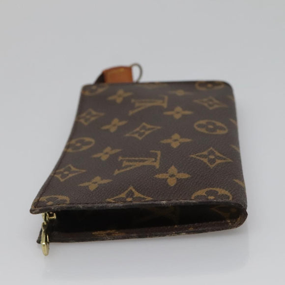 LOUIS VUITTON Monogram Bucket PM Accessory Pouch LV Auth BA4548