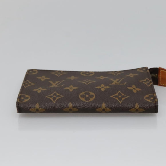LOUIS VUITTON Monogram Bucket PM Accessory Pouch LV Auth BA4548