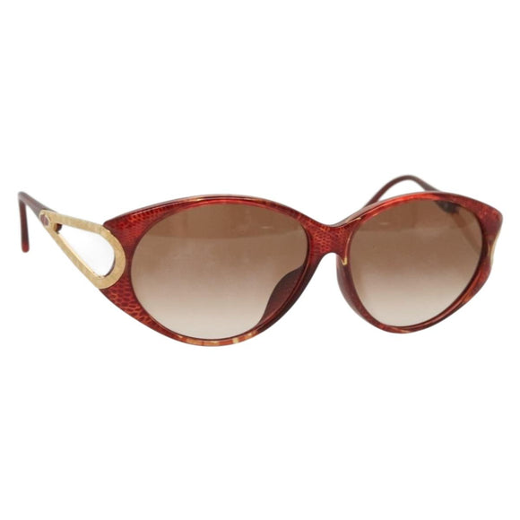 Christian Dior Sunglasses plastic Red Auth BA4551