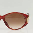 Christian Dior Sunglasses plastic Red Auth BA4551-5