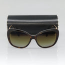 BVLGARI Sunglasses plastic Dark Brown Auth BA4554-12