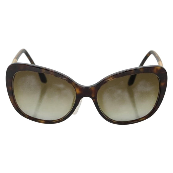 BVLGARI Sunglasses plastic Dark Brown Auth BA4554